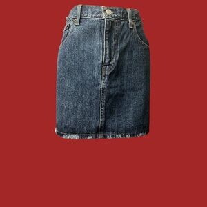 Levi Acid Wash Icon Denim Mini Skirt